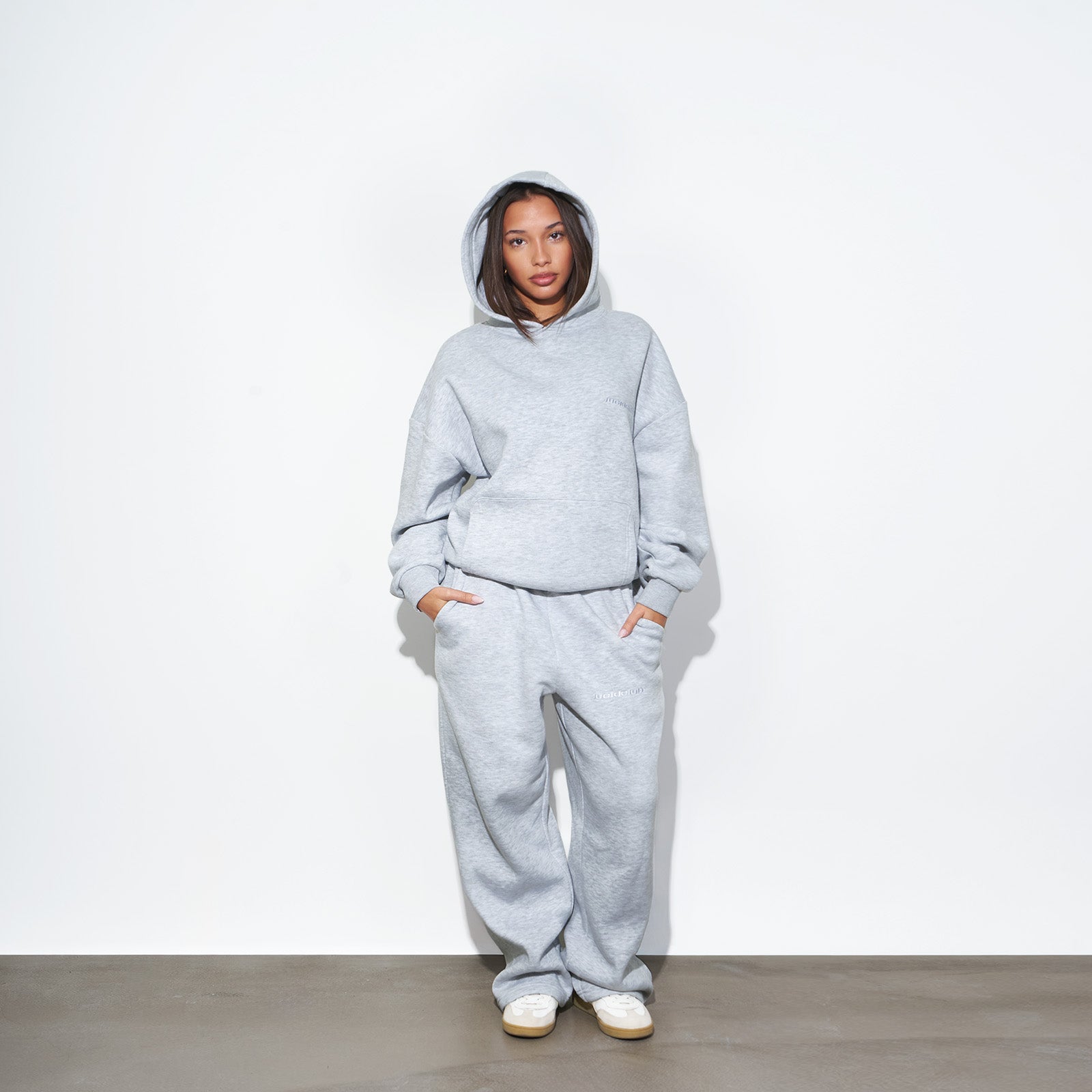 Cozy Hoodie "Melange Grey" - Lucid Club