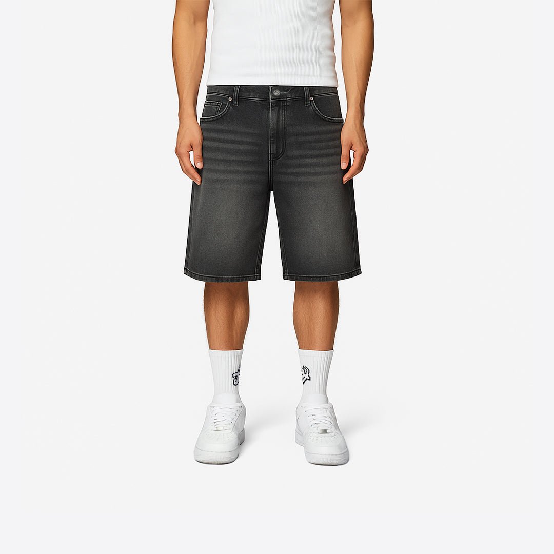 Star Denim Jorts "Phantom Black" - Lucid Club