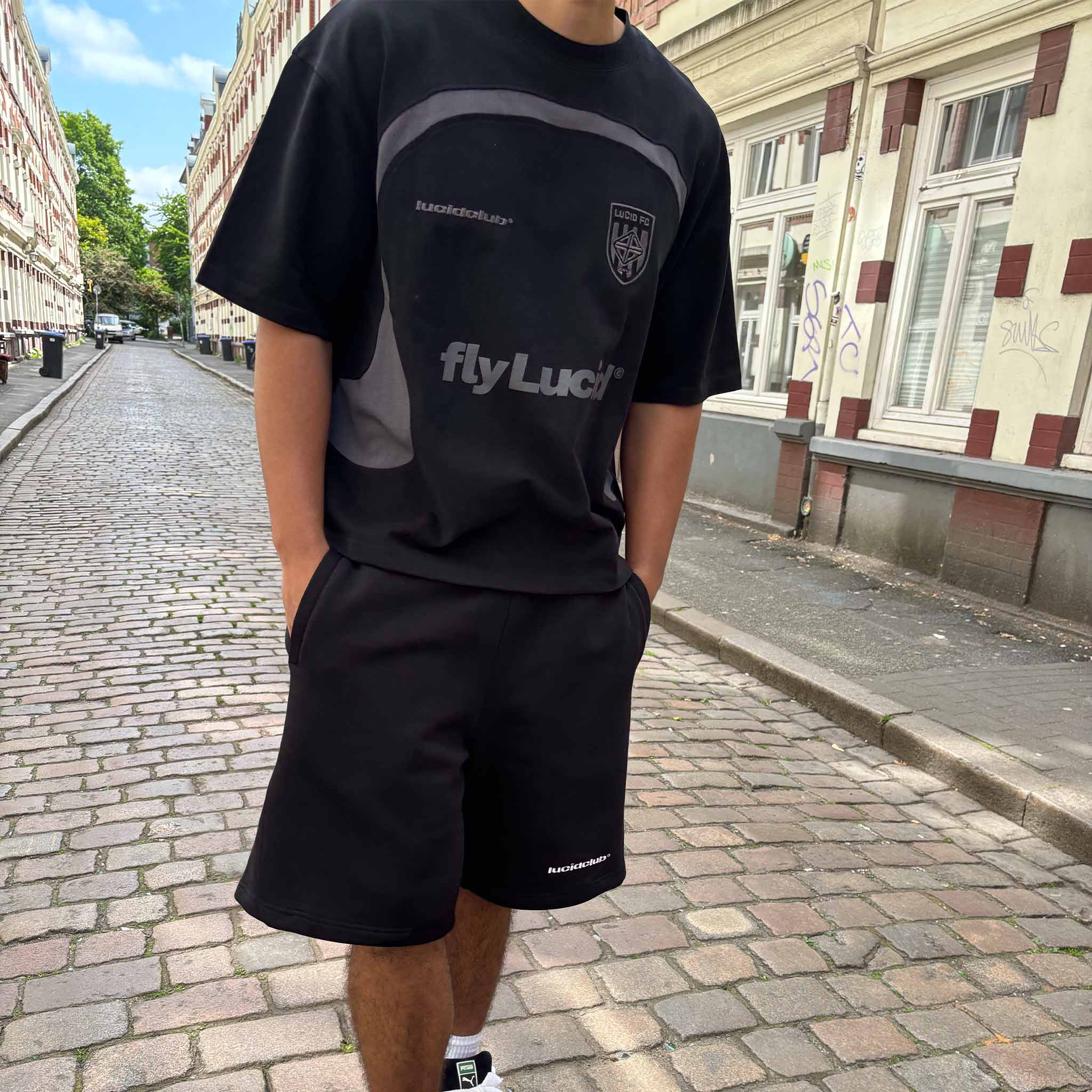 FlyLucid T-Shirt "Black" - Lucid Club