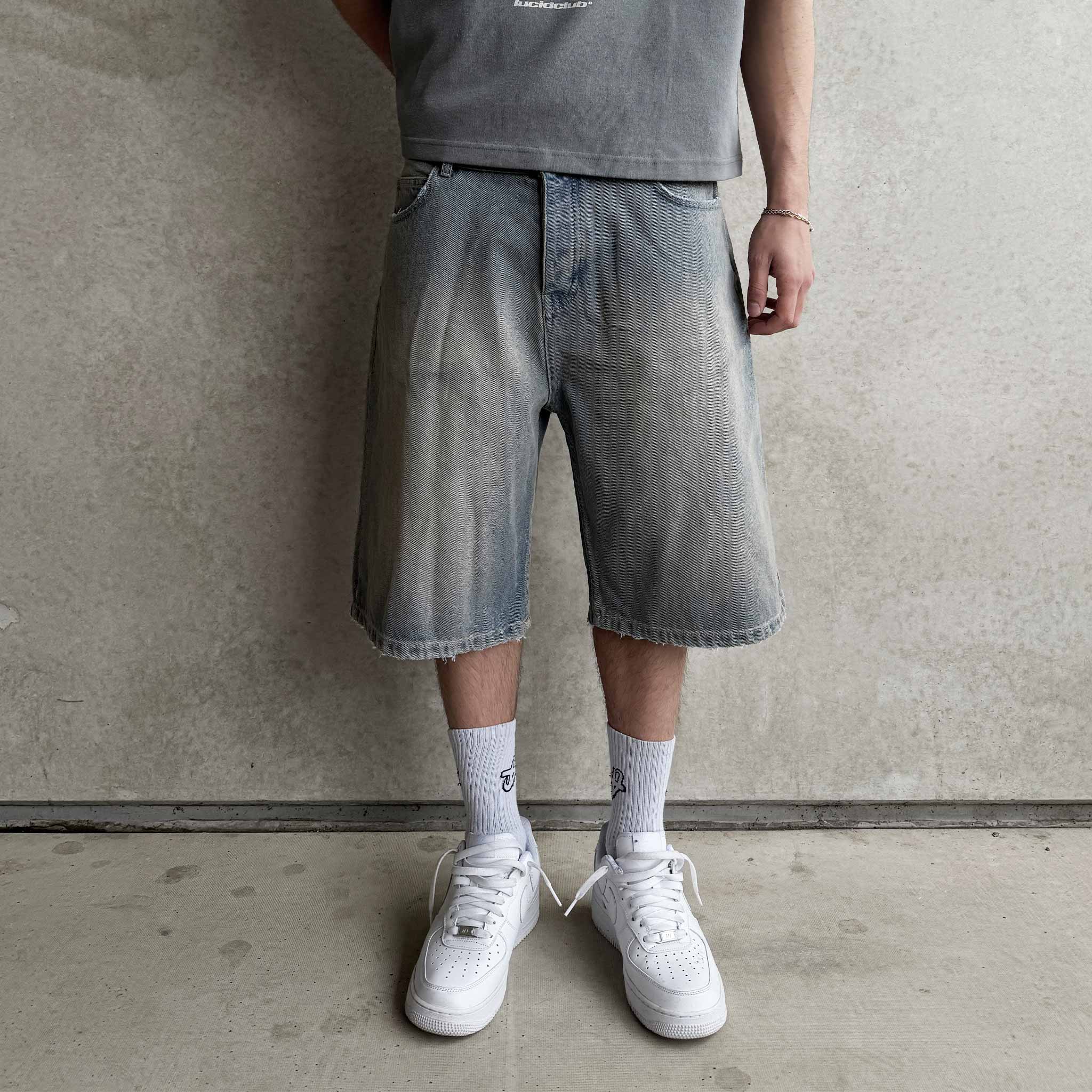 Star Denim Jorts "Sahara Sky" - Lucid Club