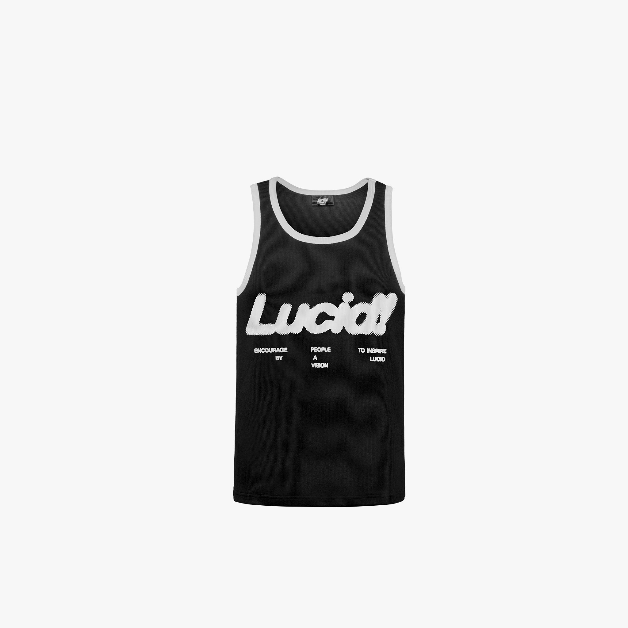 Lucid! Tank Top "Black/White" - Lucid Club