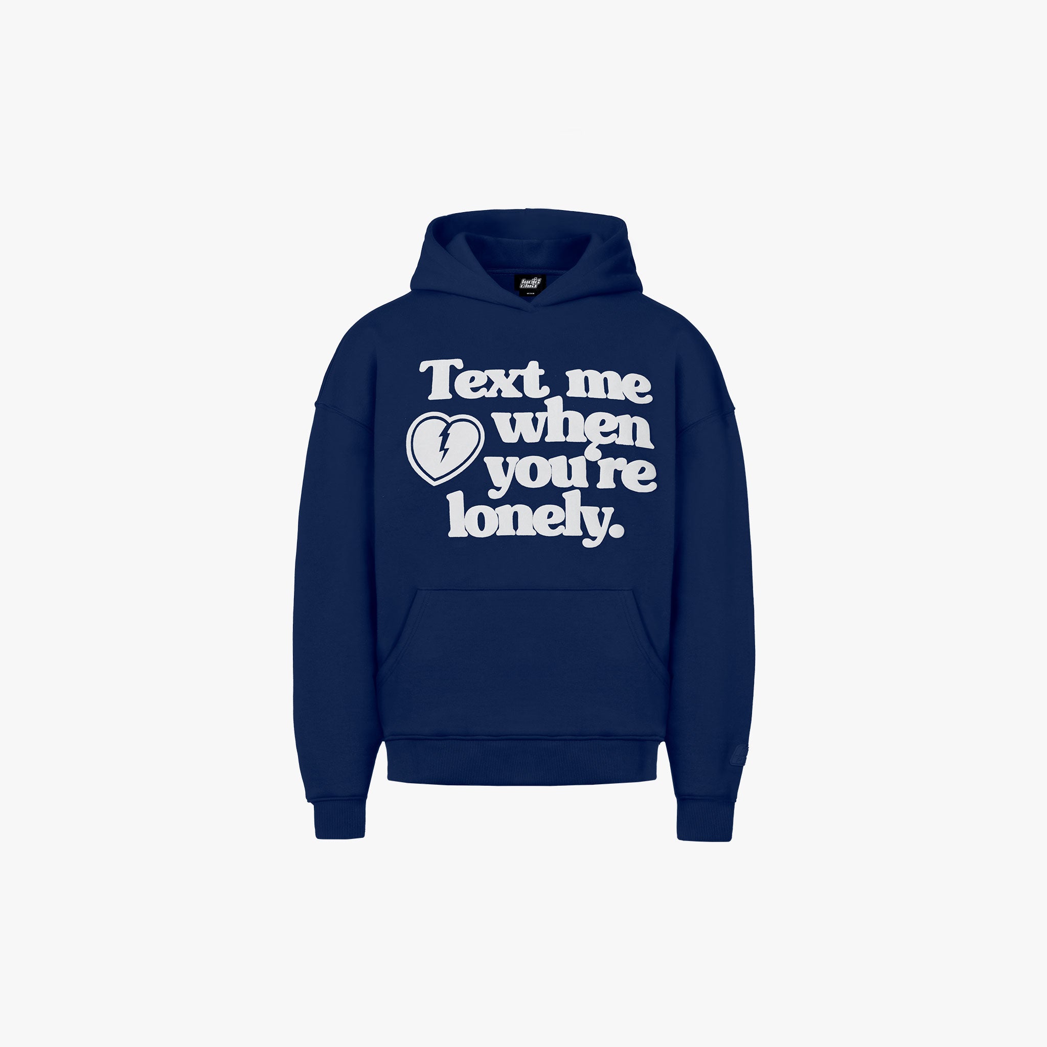 Text Me Hoodie "Serenity Blue"