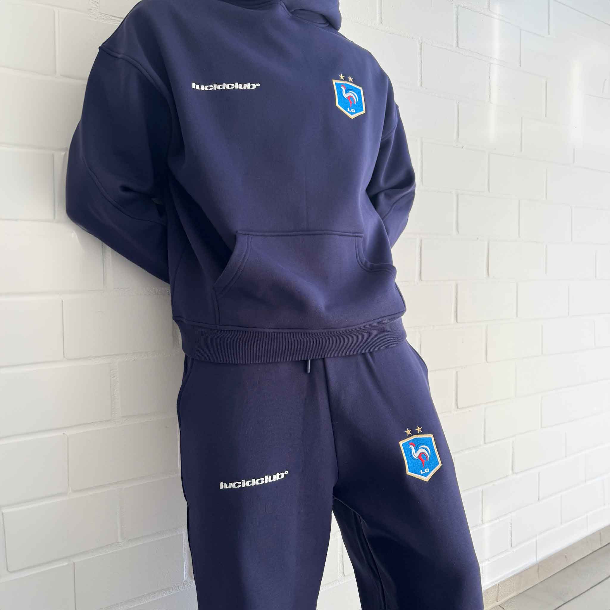 France Sweatpants "Navy Blue" - Lucid Club