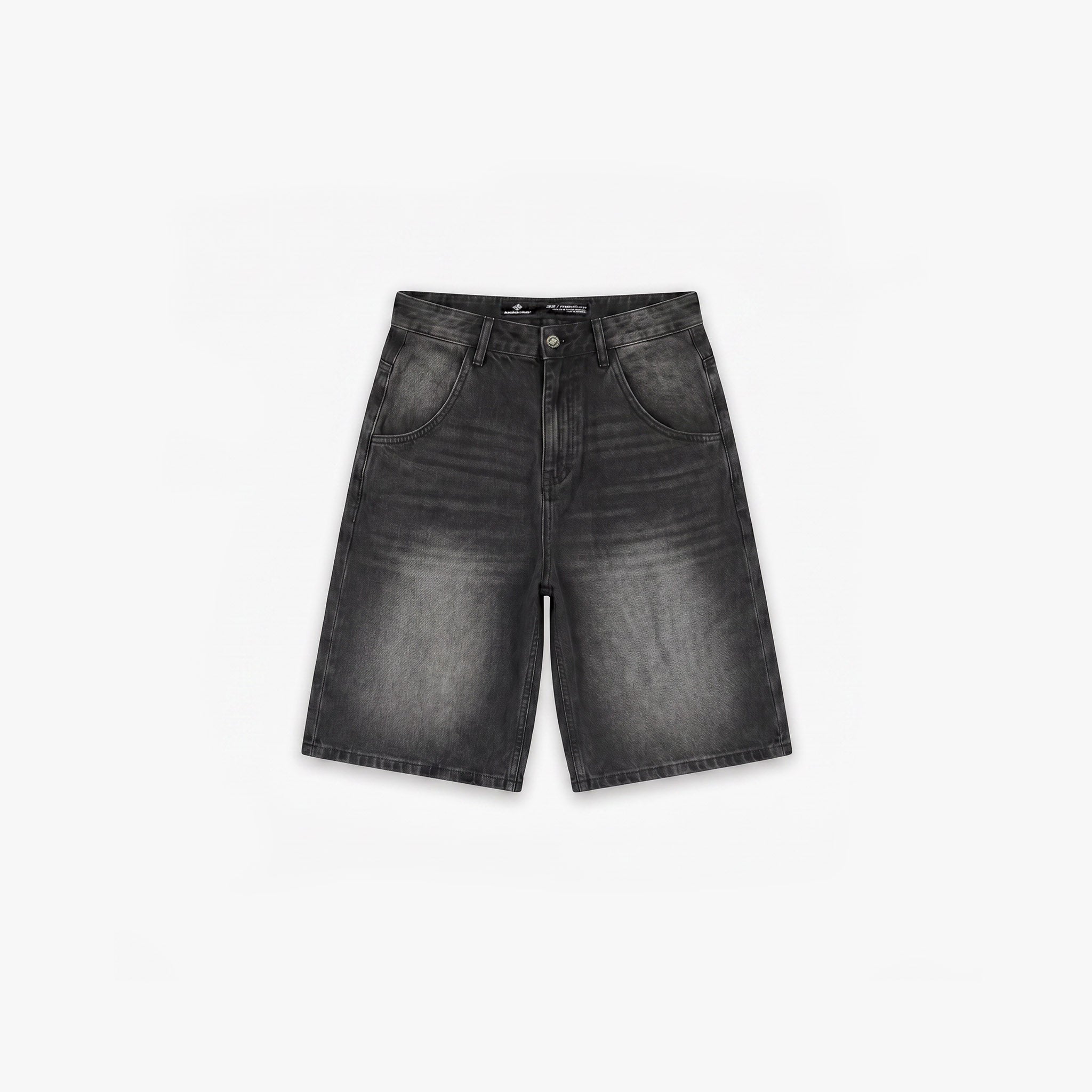 Star Denim Jorts "Phantom Black" - Lucid Club