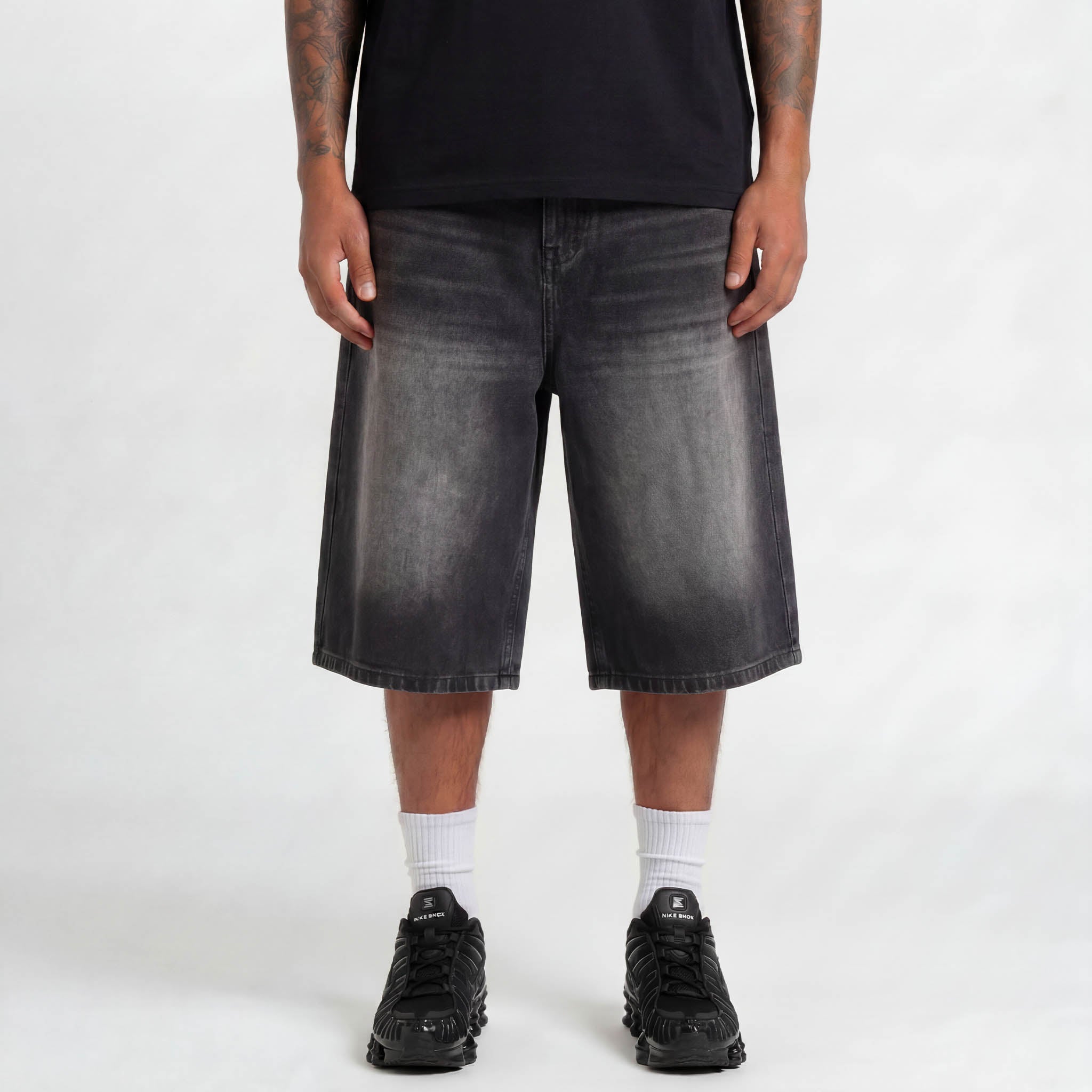 Star Denim Jorts "Phantom Black" - Lucid Club