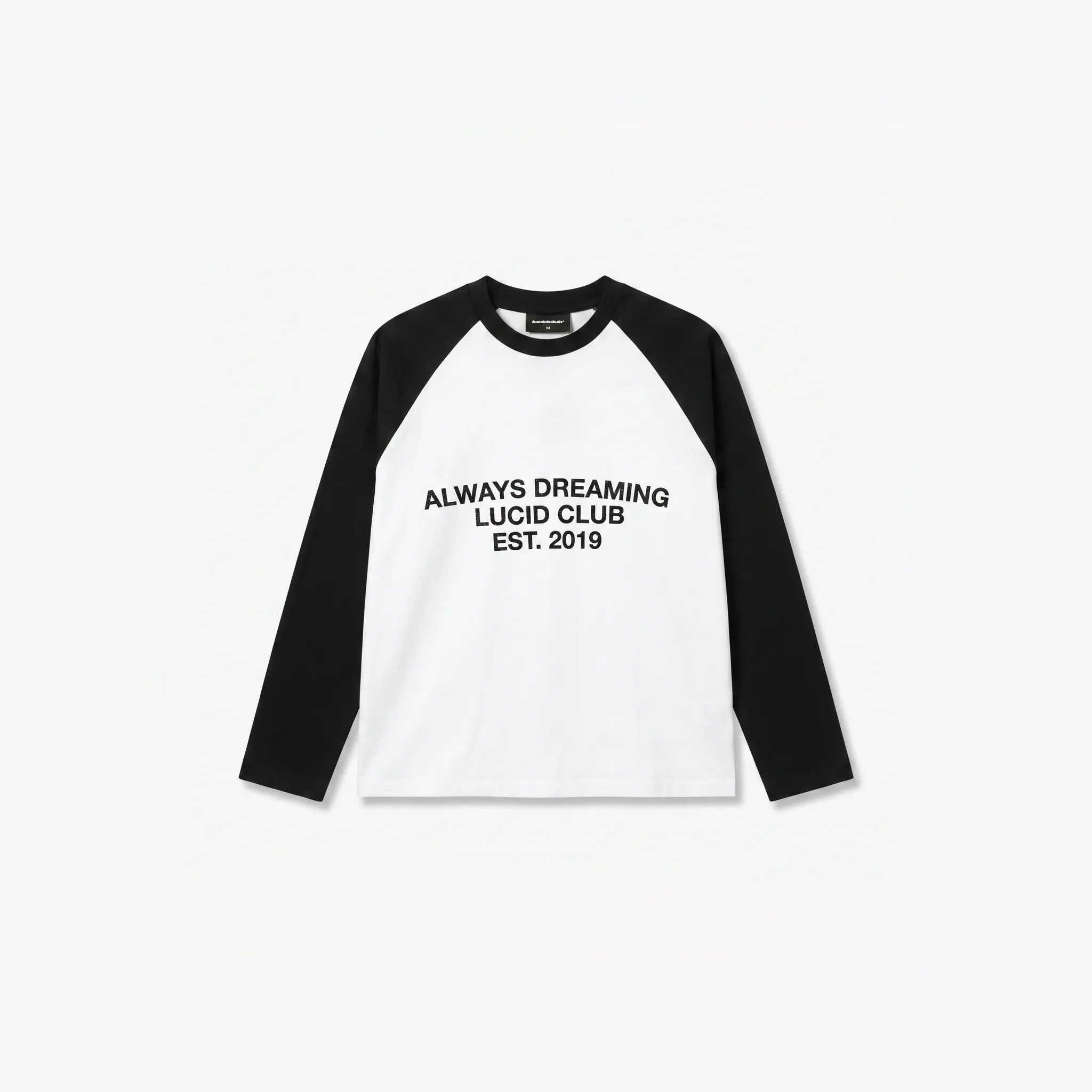 2019 Raglan Longsleeve "Black" - Lucid Club