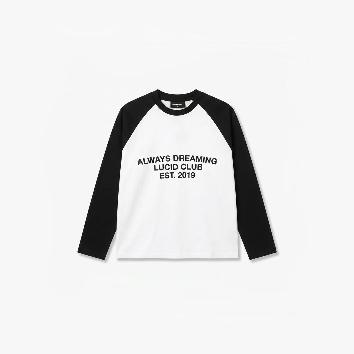 2019 Raglan Longsleeve "Black" - Lucid Club