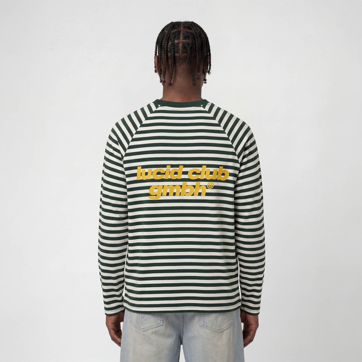 F&F gmbh Longsleeve on model, back view with back print