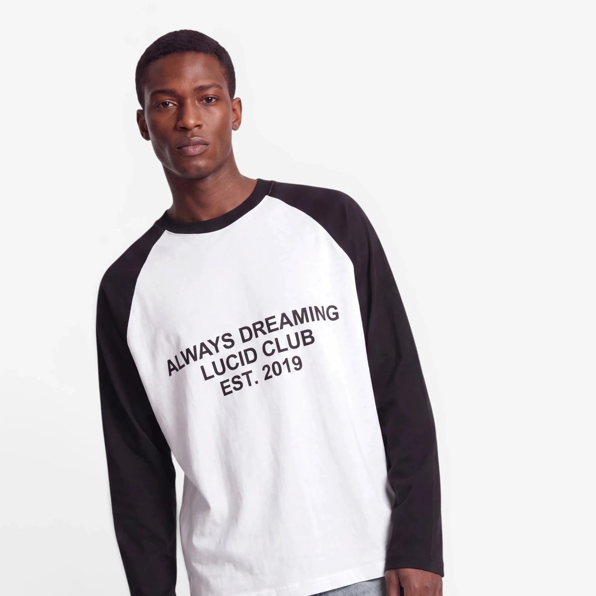 2019 Raglan Longsleeve "Black" - Lucid Club