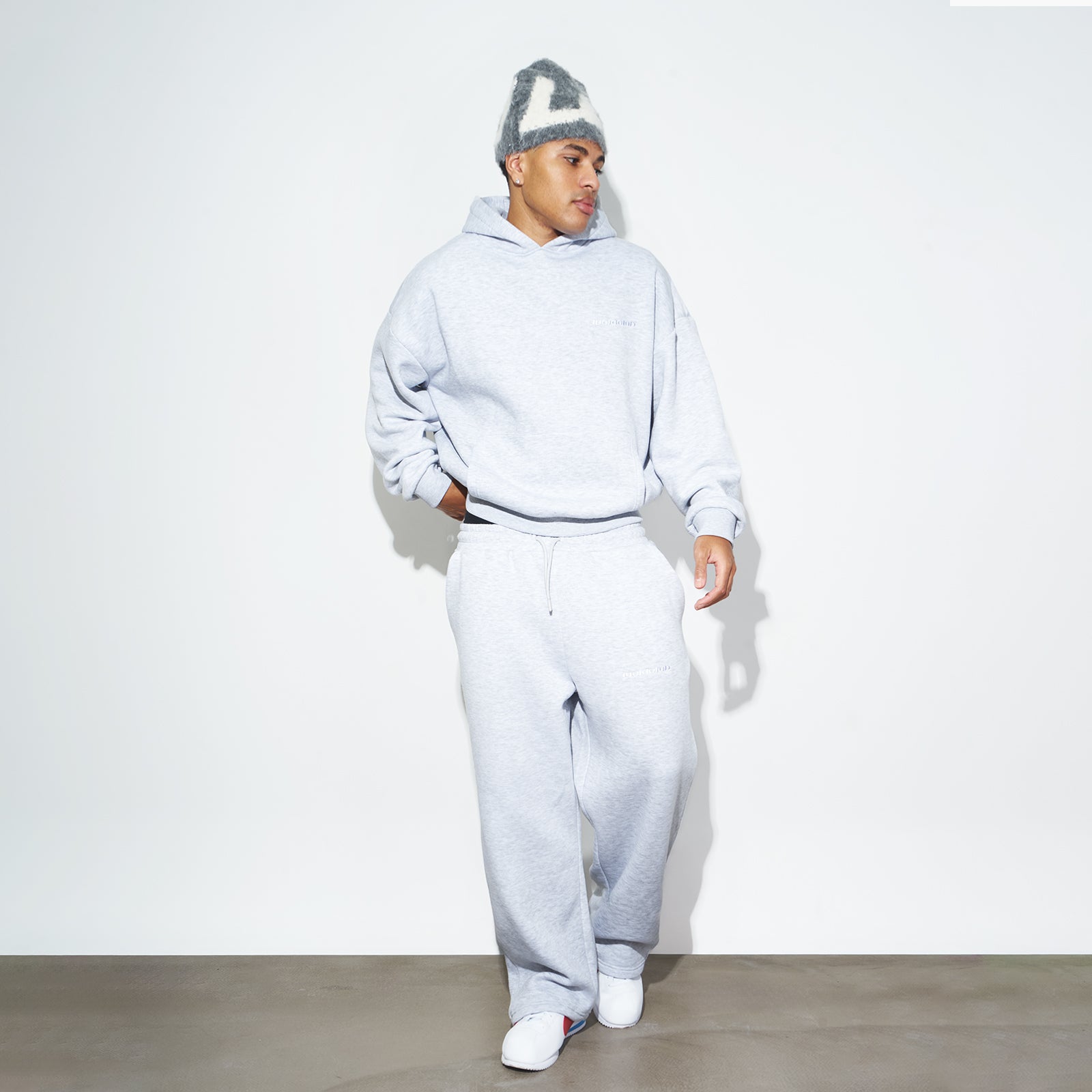 Cozy Hoodie "Melange Grey"