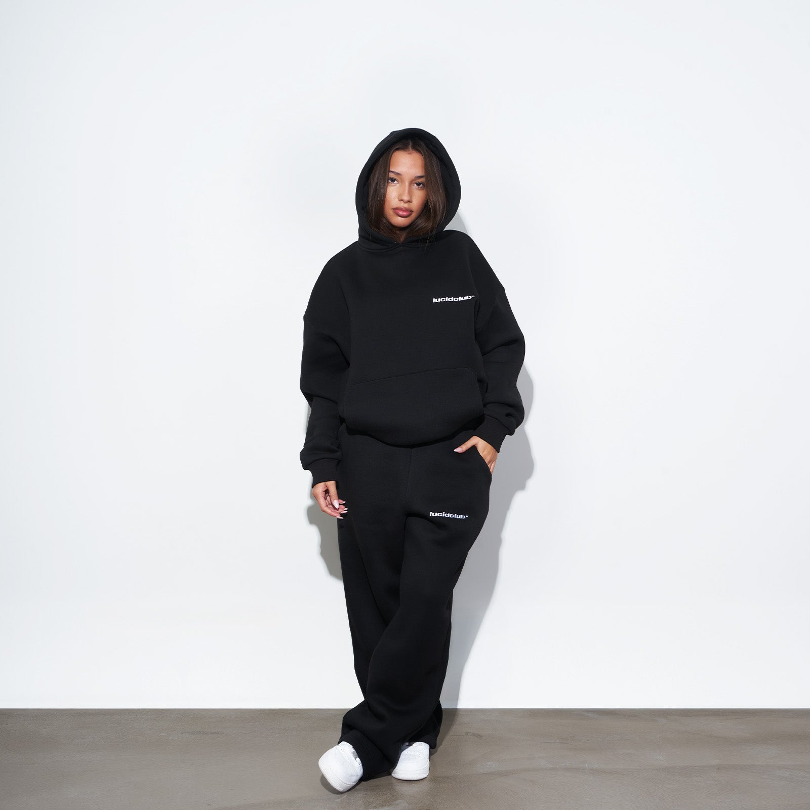 Cozy Hoodie "Black" - Lucid Club