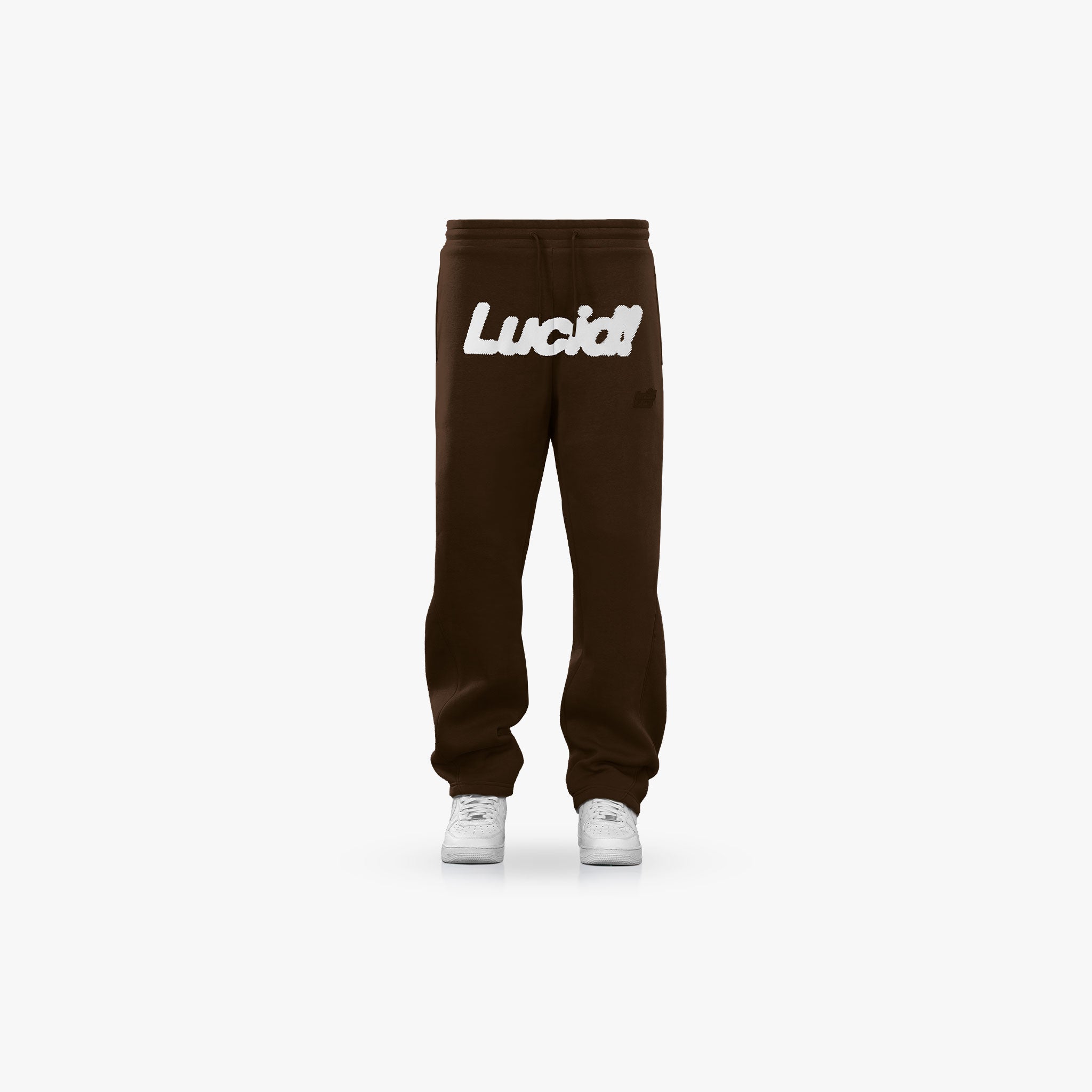 Lucid! Sweatpants Brown/White - Lucid Club