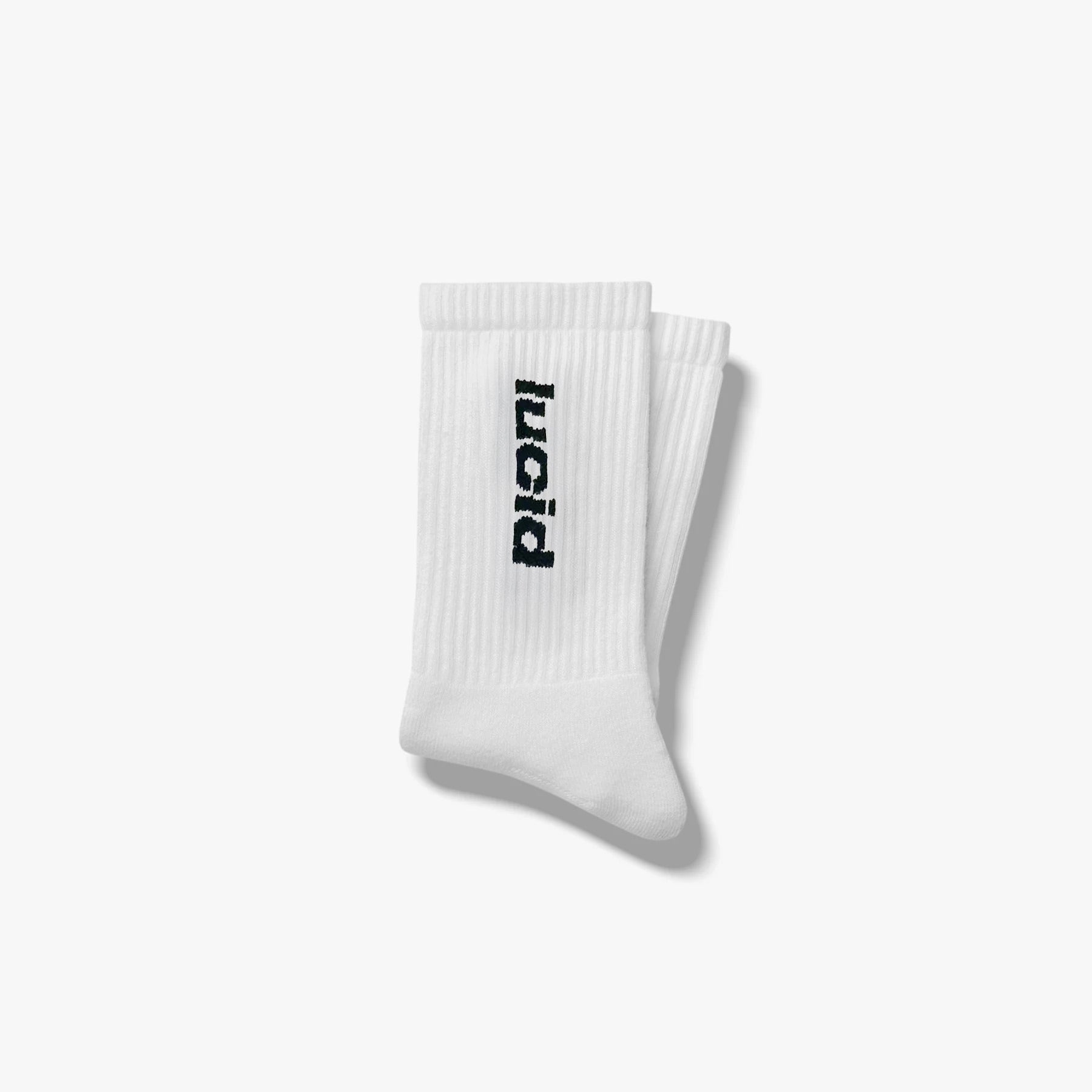 Team Logo Socks "White" (2 Pack) - Lucid Club