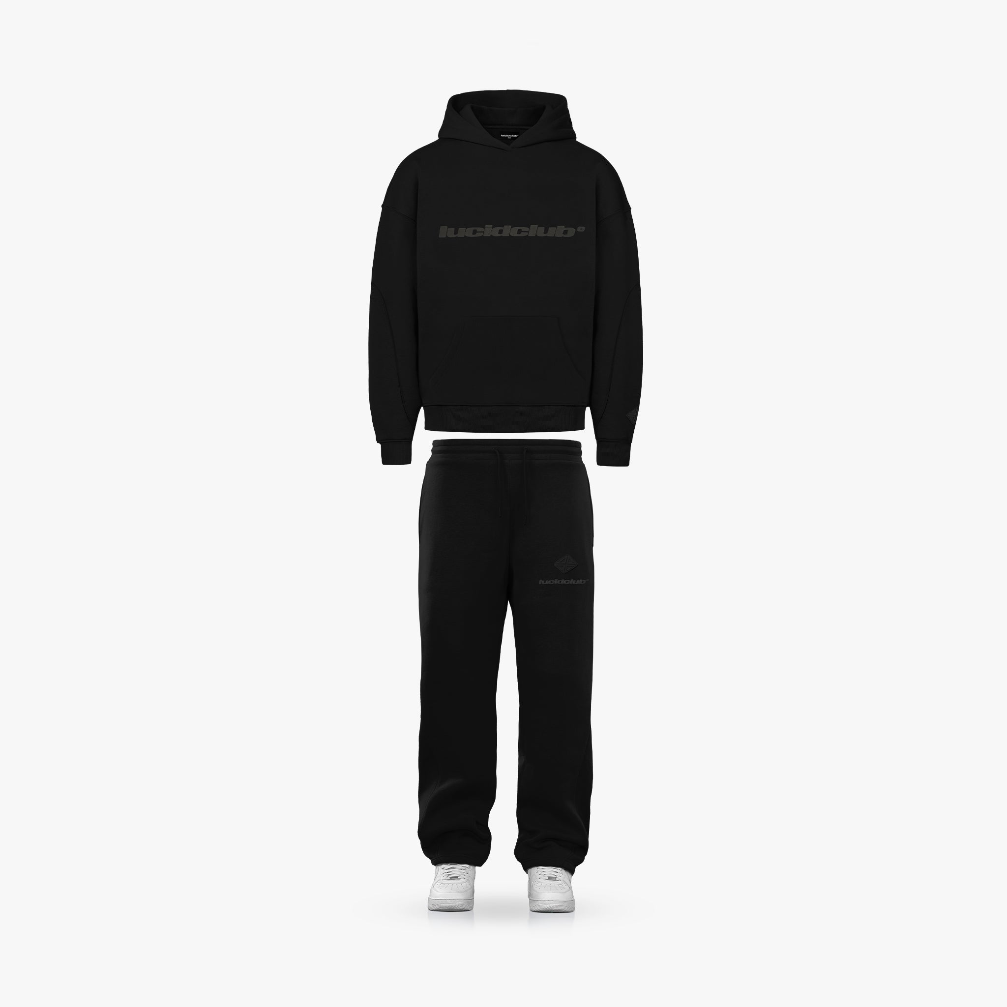 Logo Tracksuit - Bundle "Pure Black" - Lucid Club