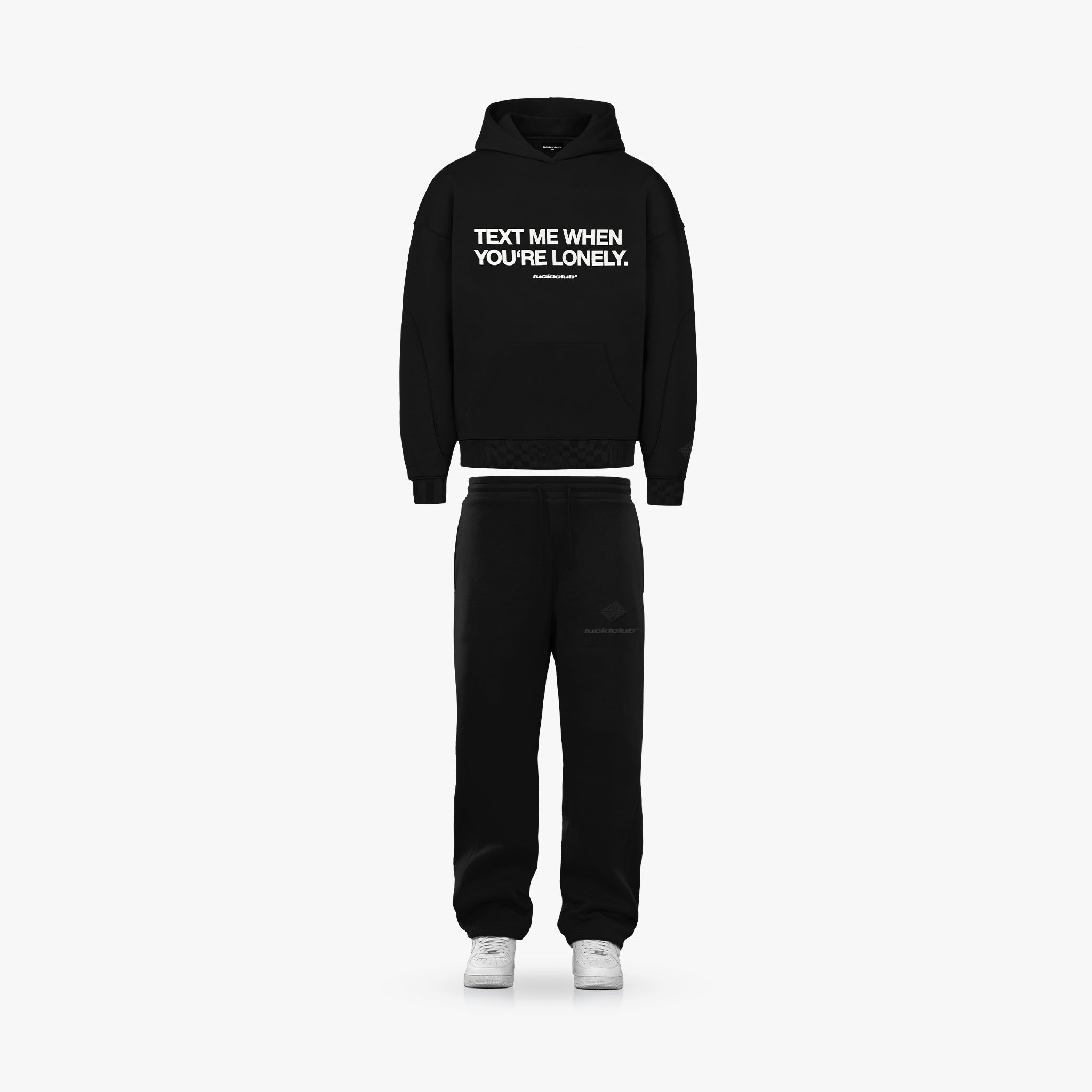 Text Me Tracksuit-Bundle "Signal Black"