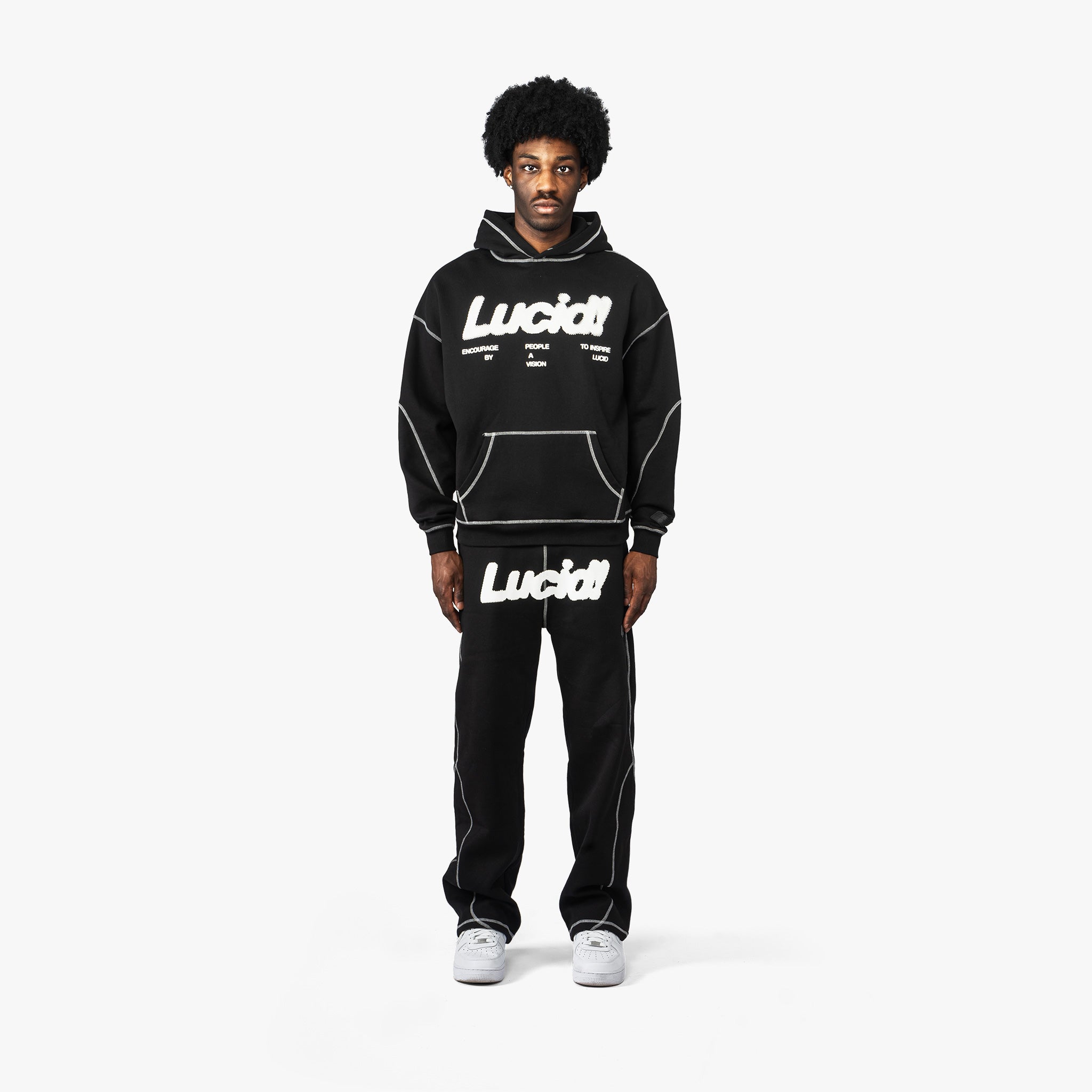Lucid! Contrast hoodie