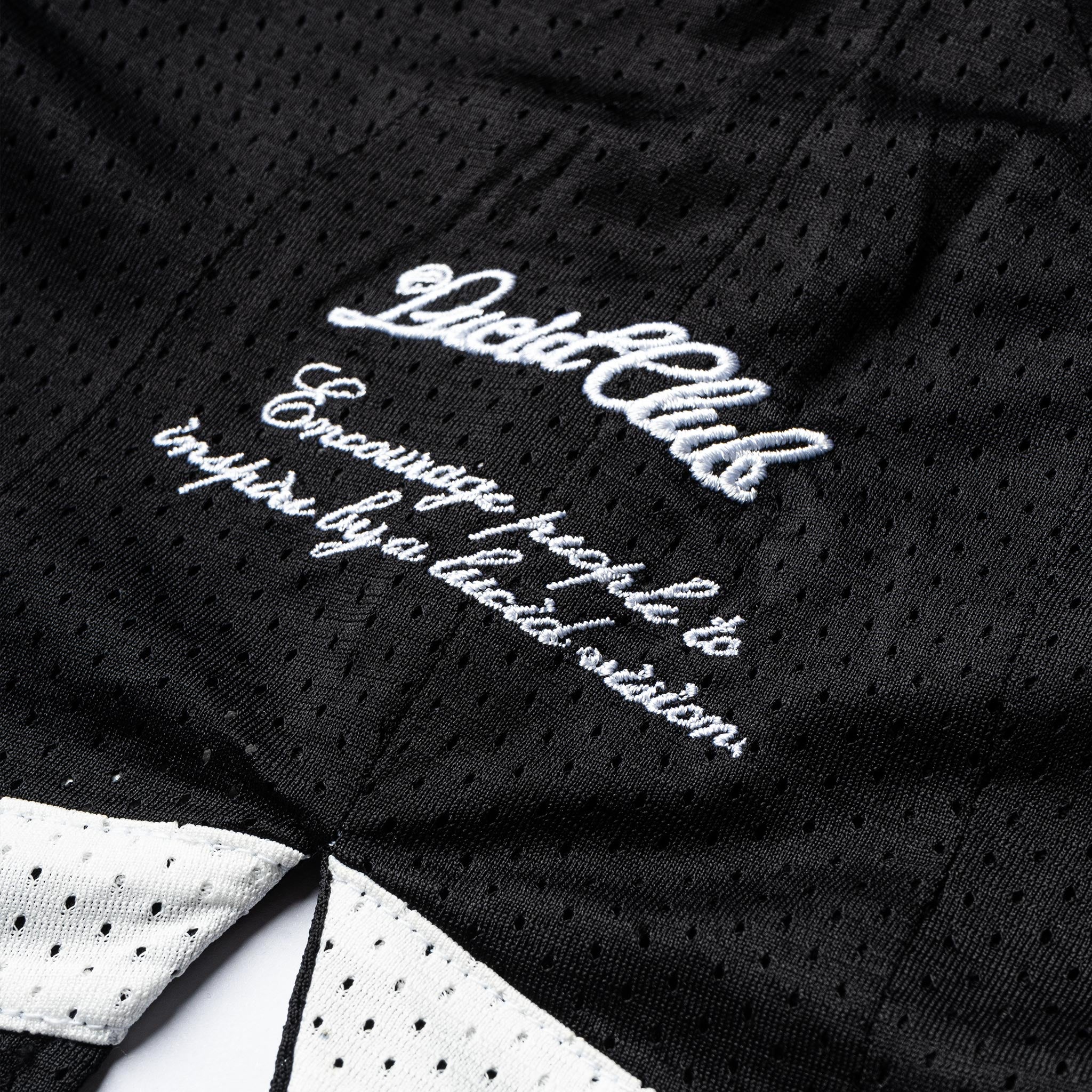 Script Logo Mesh Shorts "Black"