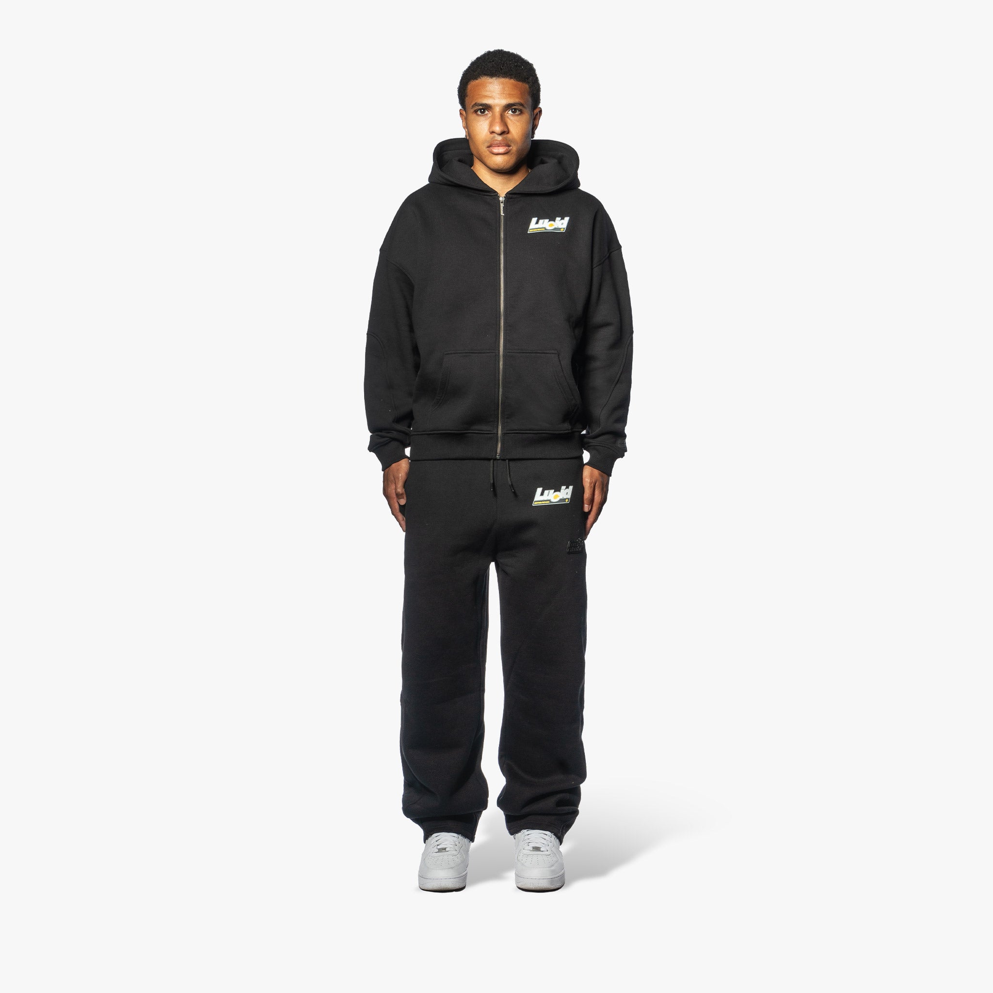 LOA Sweatpants "Pure Black" - Lucid Club