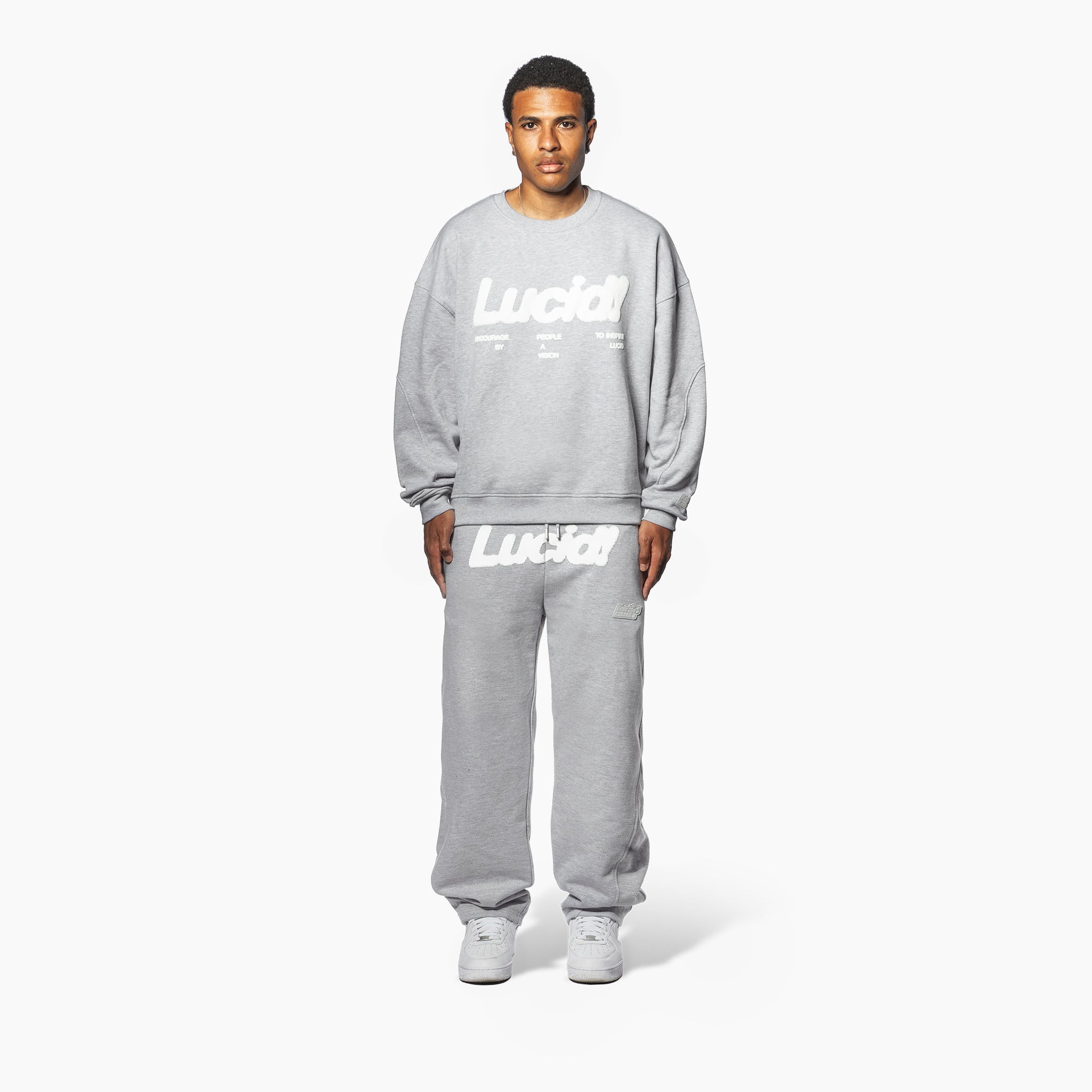 Lucid! Heather Gray Tracksuit Bundle