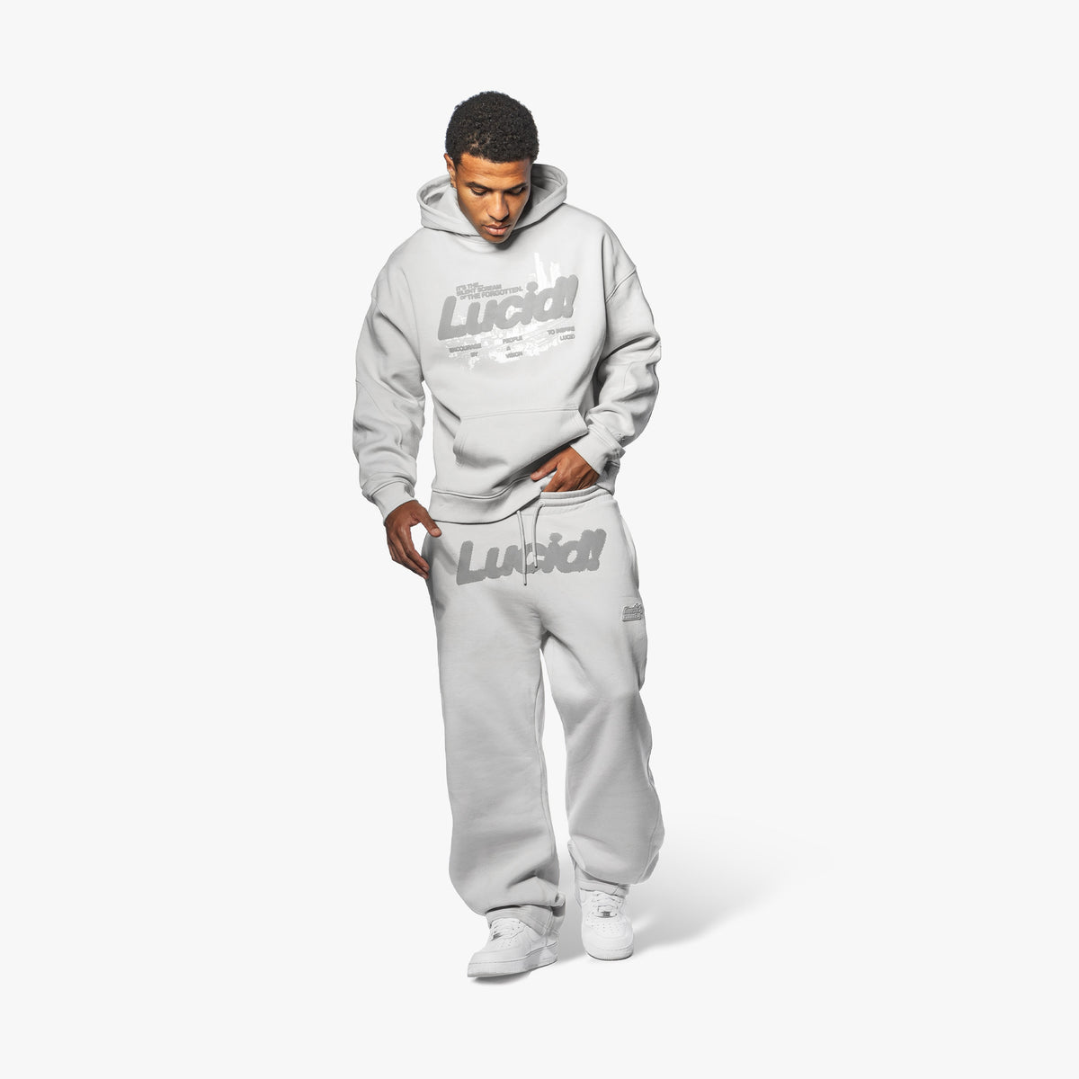 Lucid! Sweatpants “Smoke Grey”
