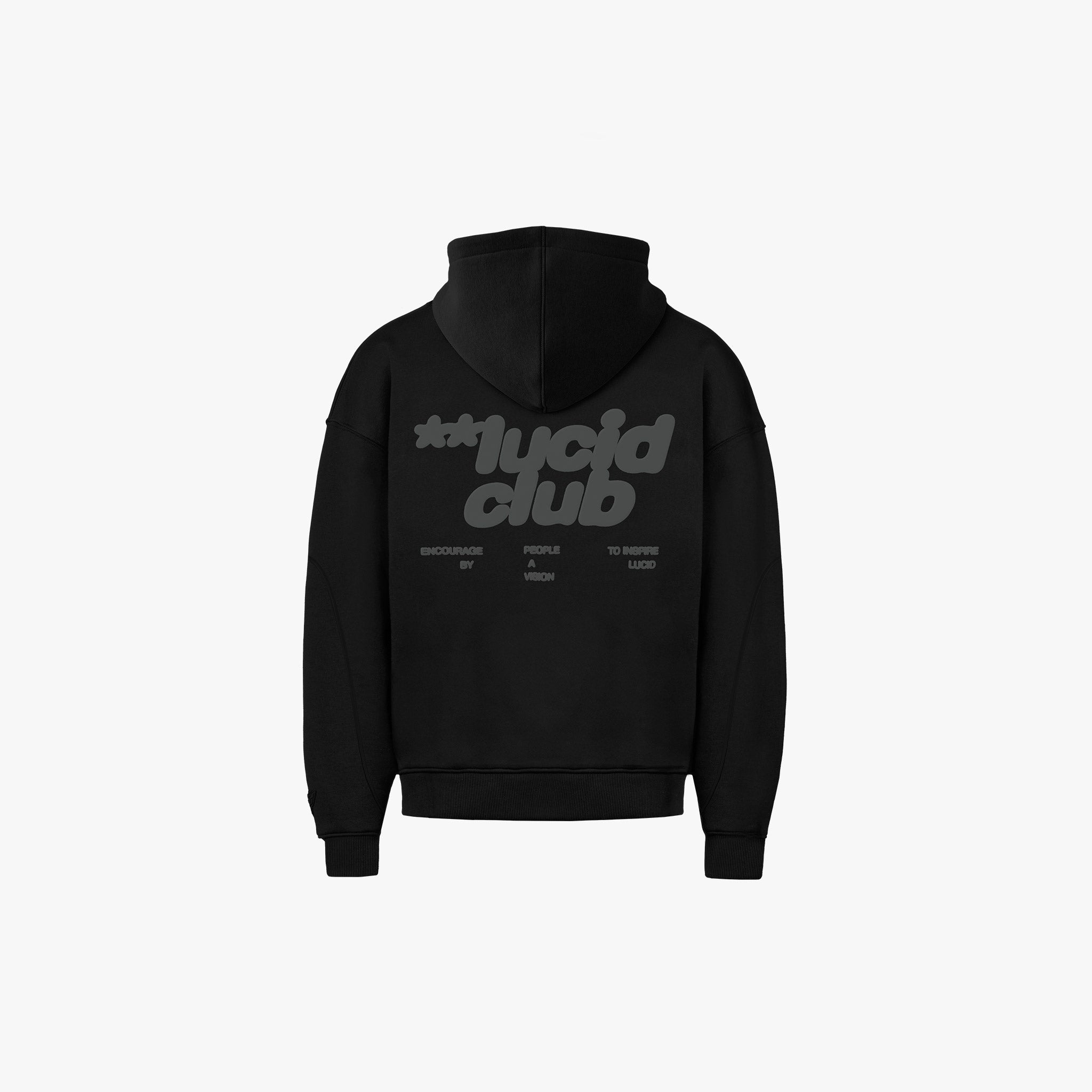 LOA Zip-Hoodie "Pure Black"