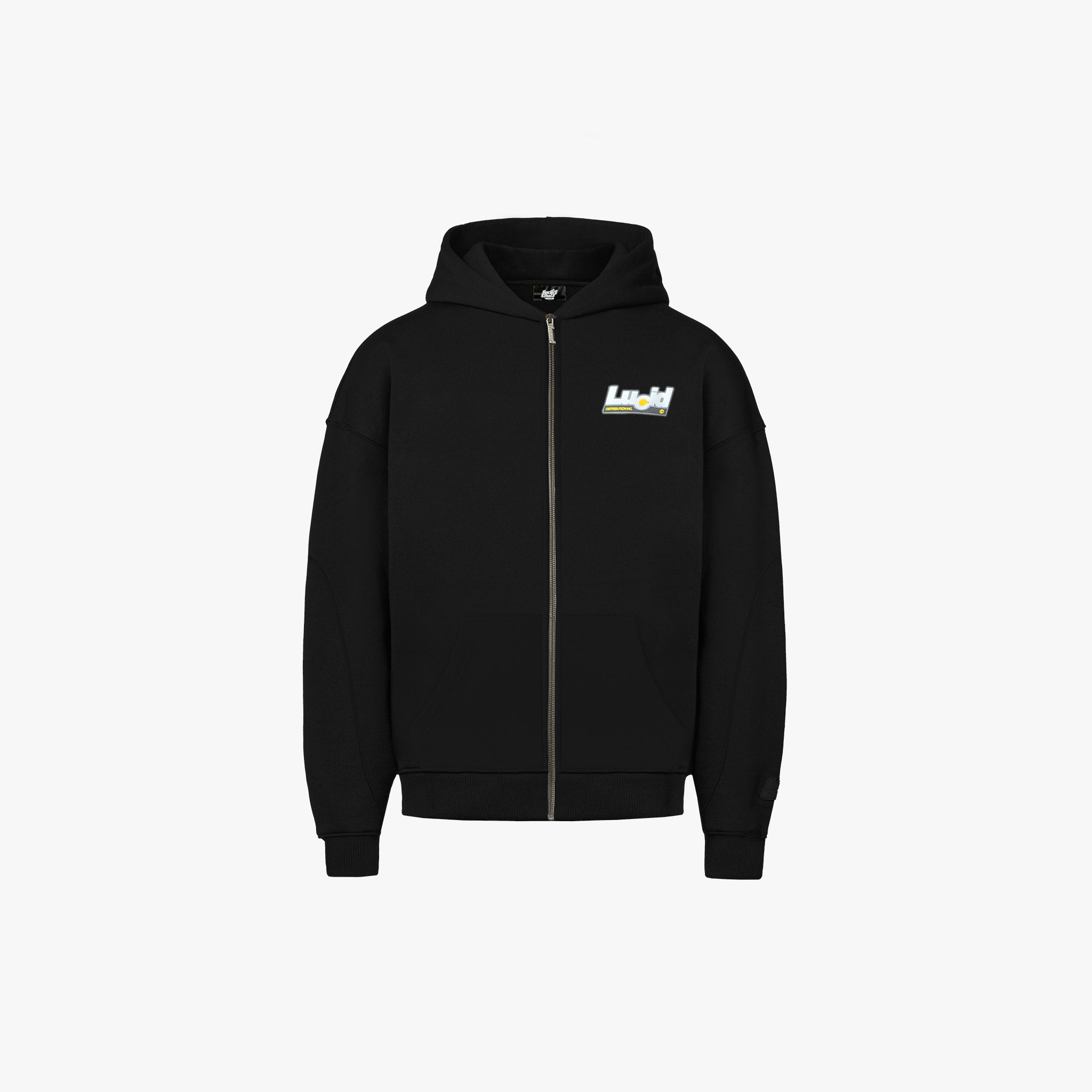 LOA Zip Hoodie "Pure Black"