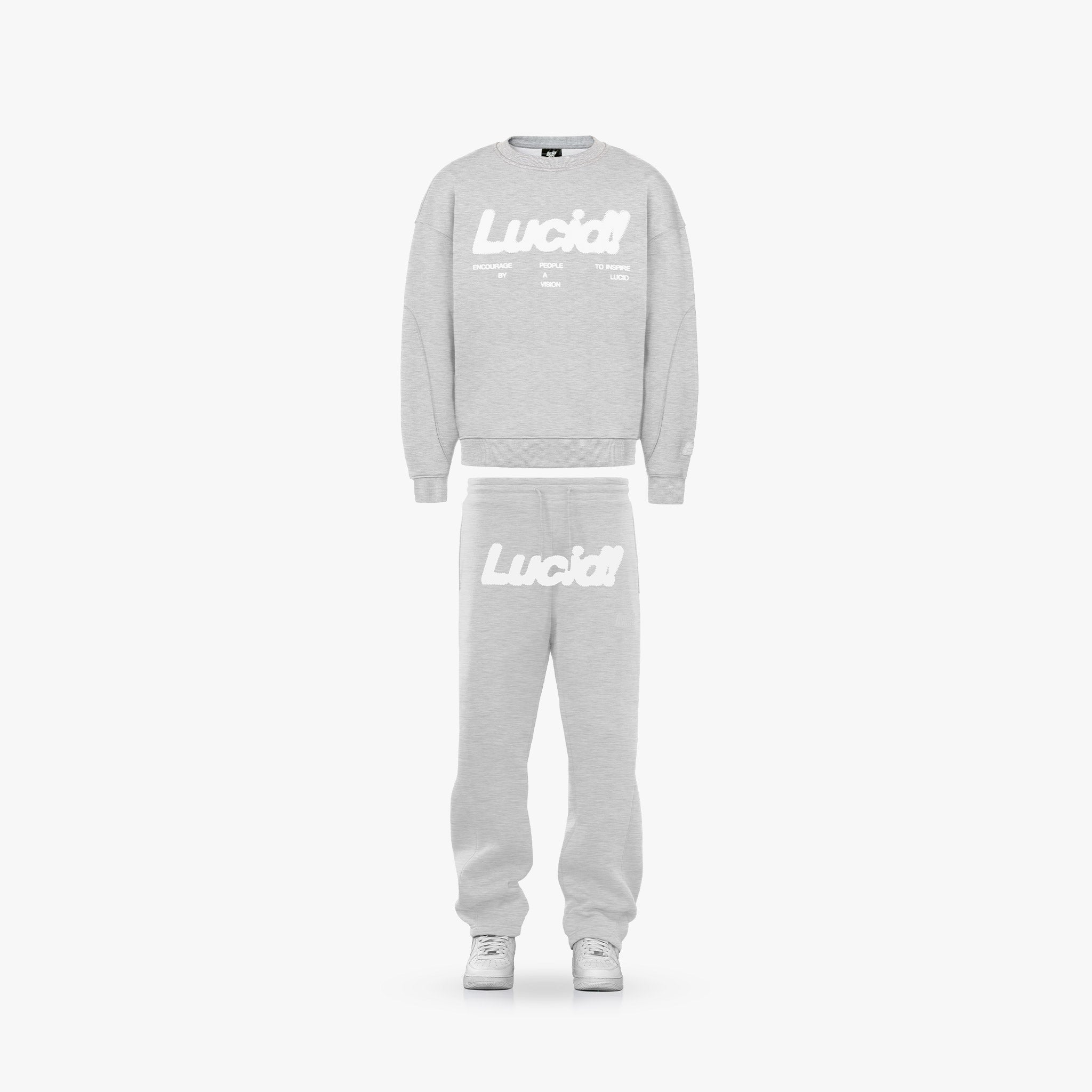 Lucid! Tracksuit - Bundle "Heather Grey" - Lucid Club