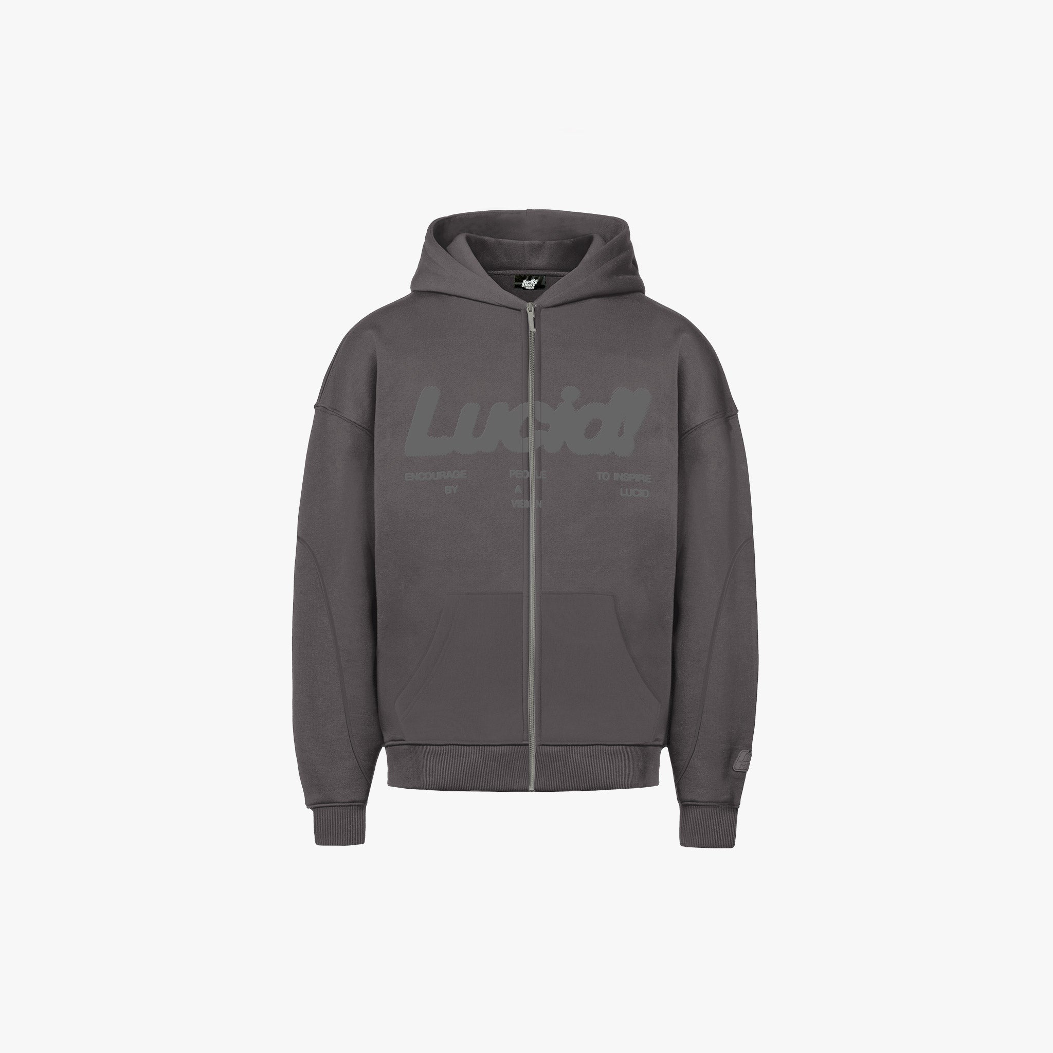 Lucid! Zip-Hoodie "Midnight Grey"