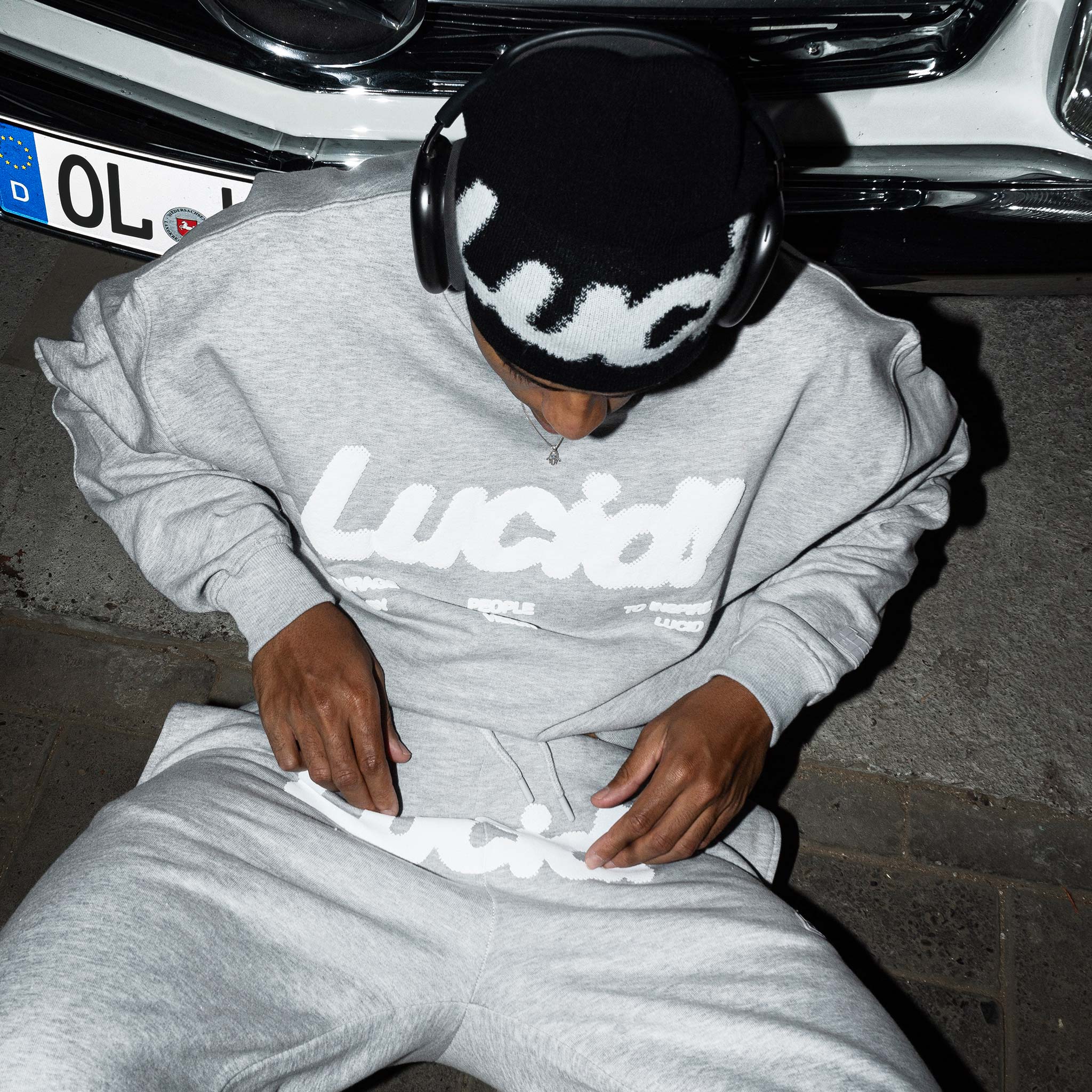 Lucid! Sweater "Heather Grey" - Lucid Club