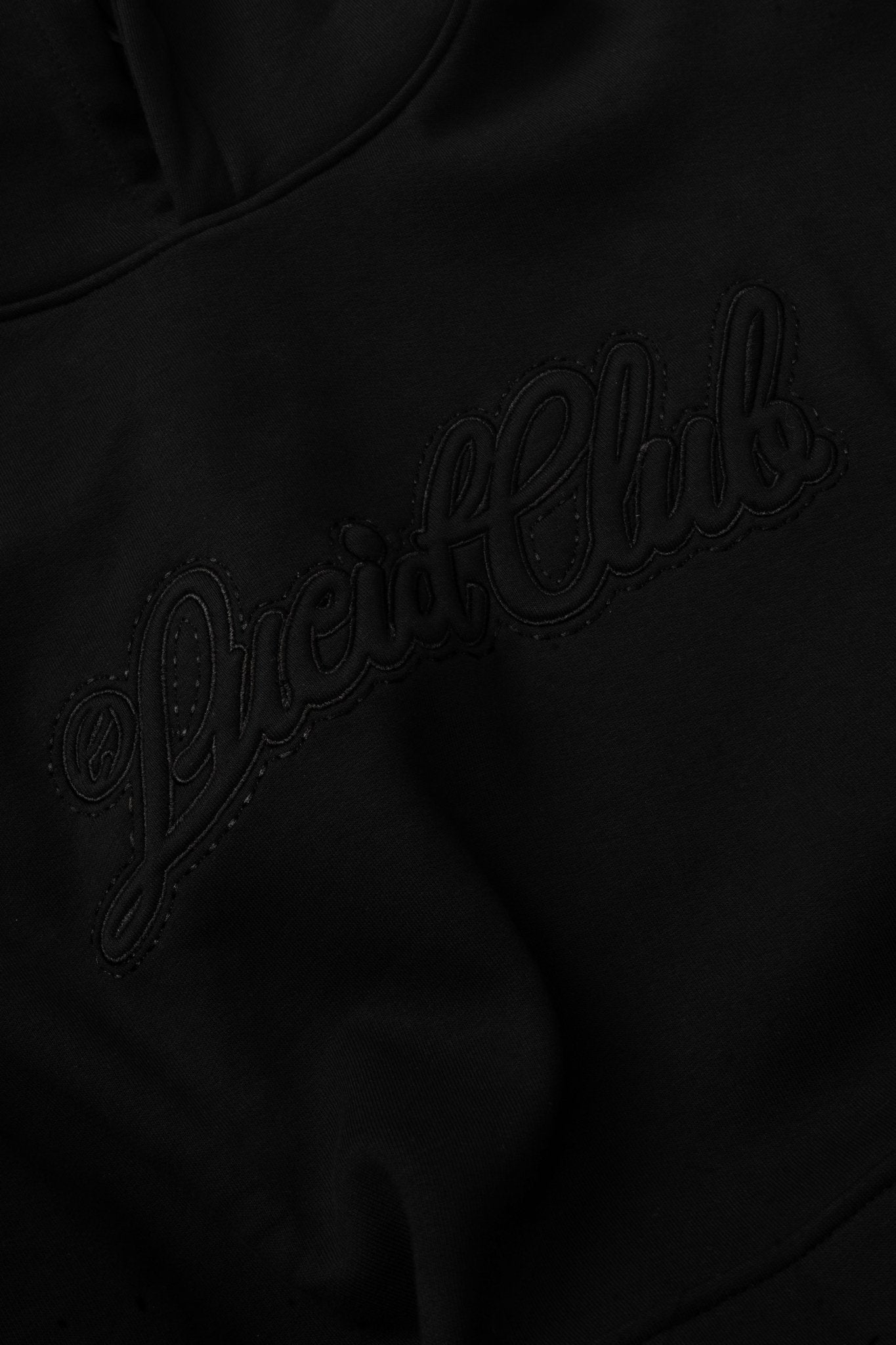 Script Logo Hoodie "Obsidian Black" - Lucid Club