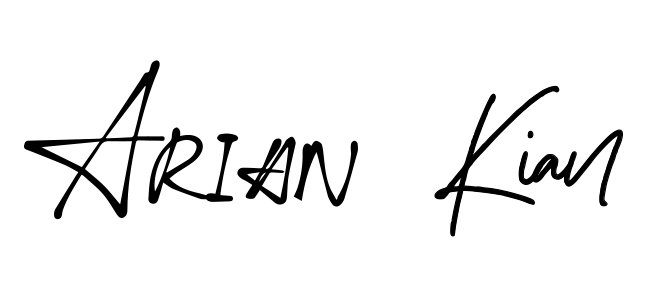 Unterschriften von Arian und Kian