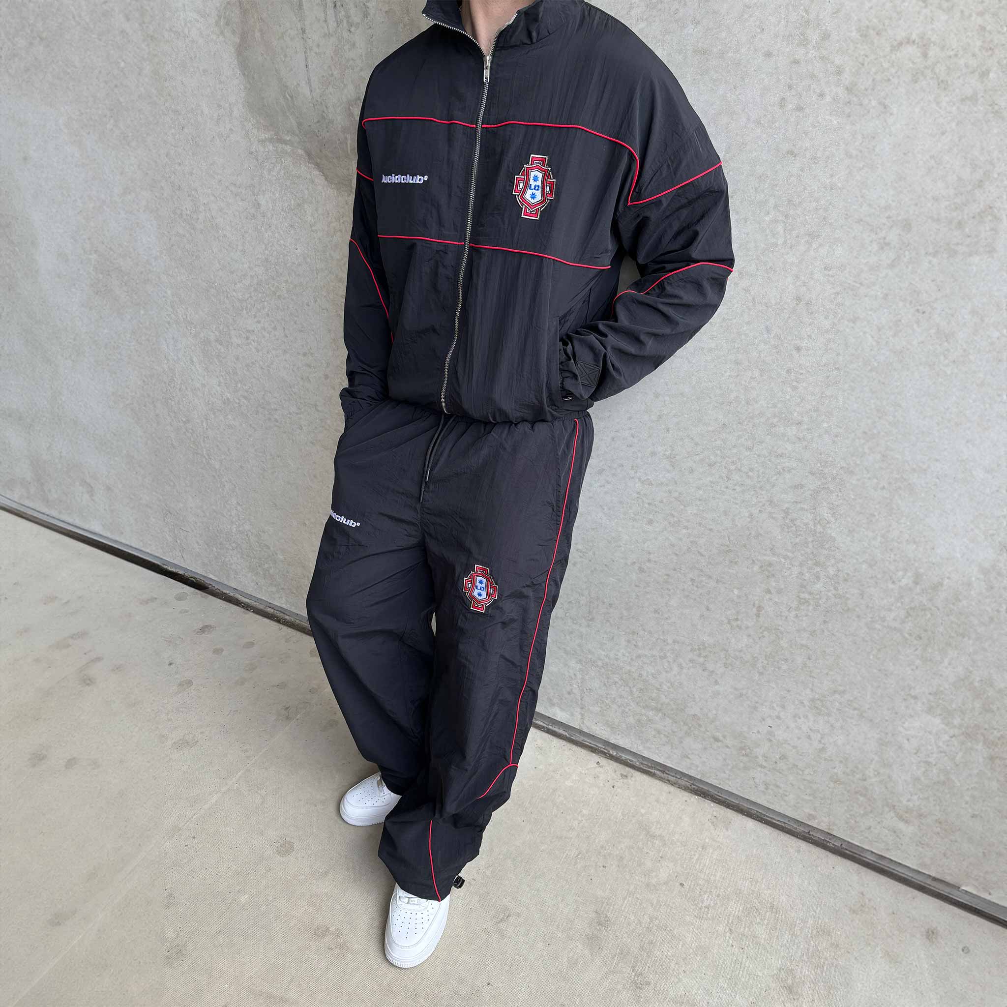 Portugal Trackpants "Volcano Black" - Lucid Club