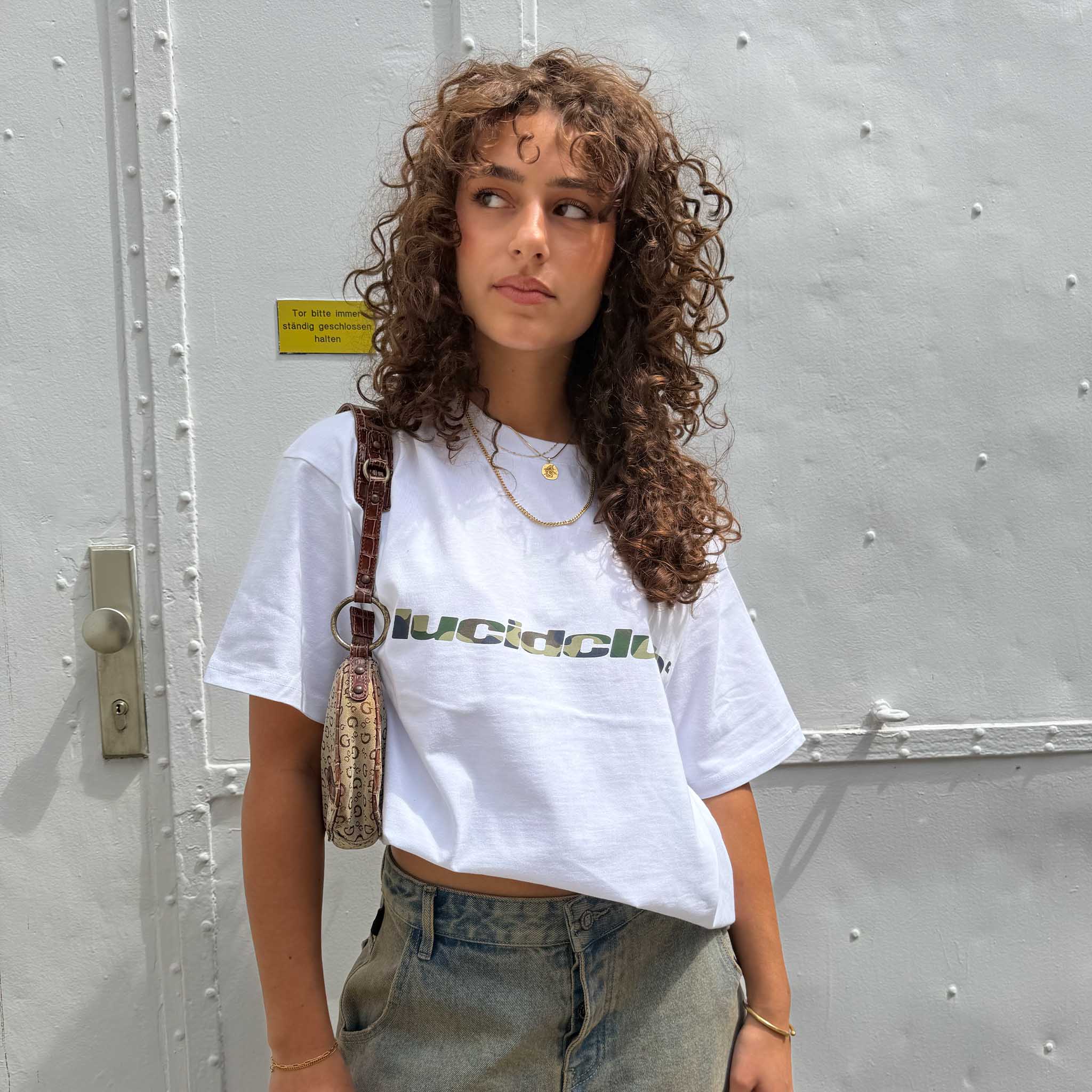 Camo Logo T-Shirt "White"