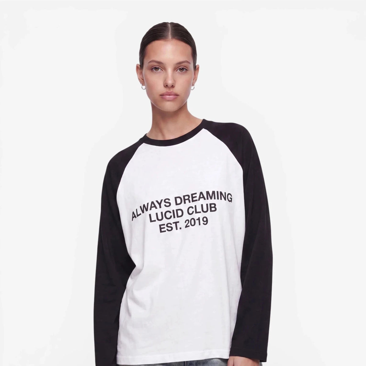2019 Raglan Longsleeve "Black" - Lucid Club