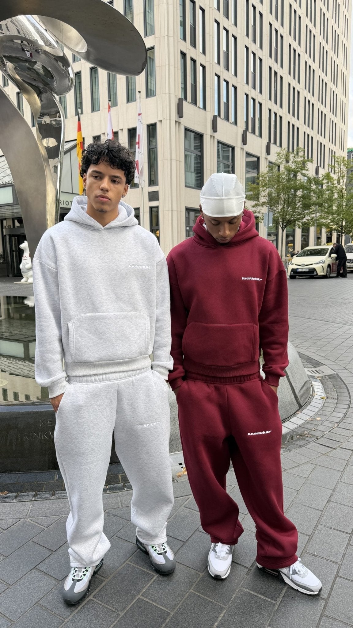 Cozy Sweatpants "Wine Red" - Lucid Club