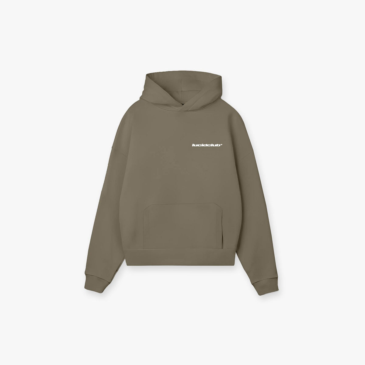 Cozy Hoodie "Olive Green" - Lucid Club