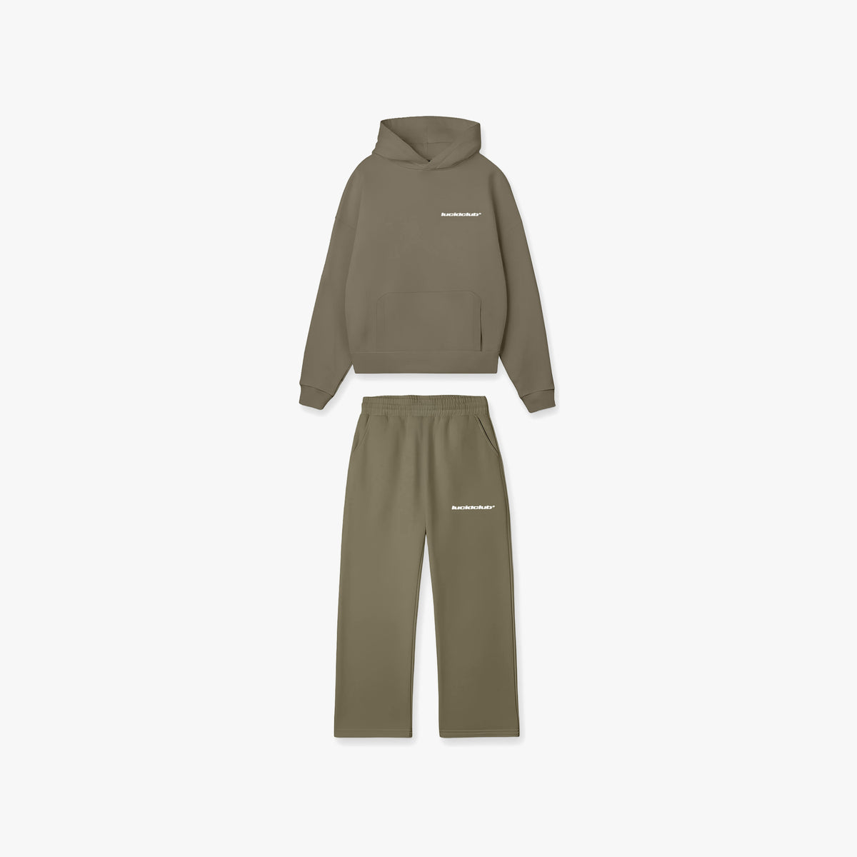 Cozy Tracksuit "Olive Green" - Lucid Club