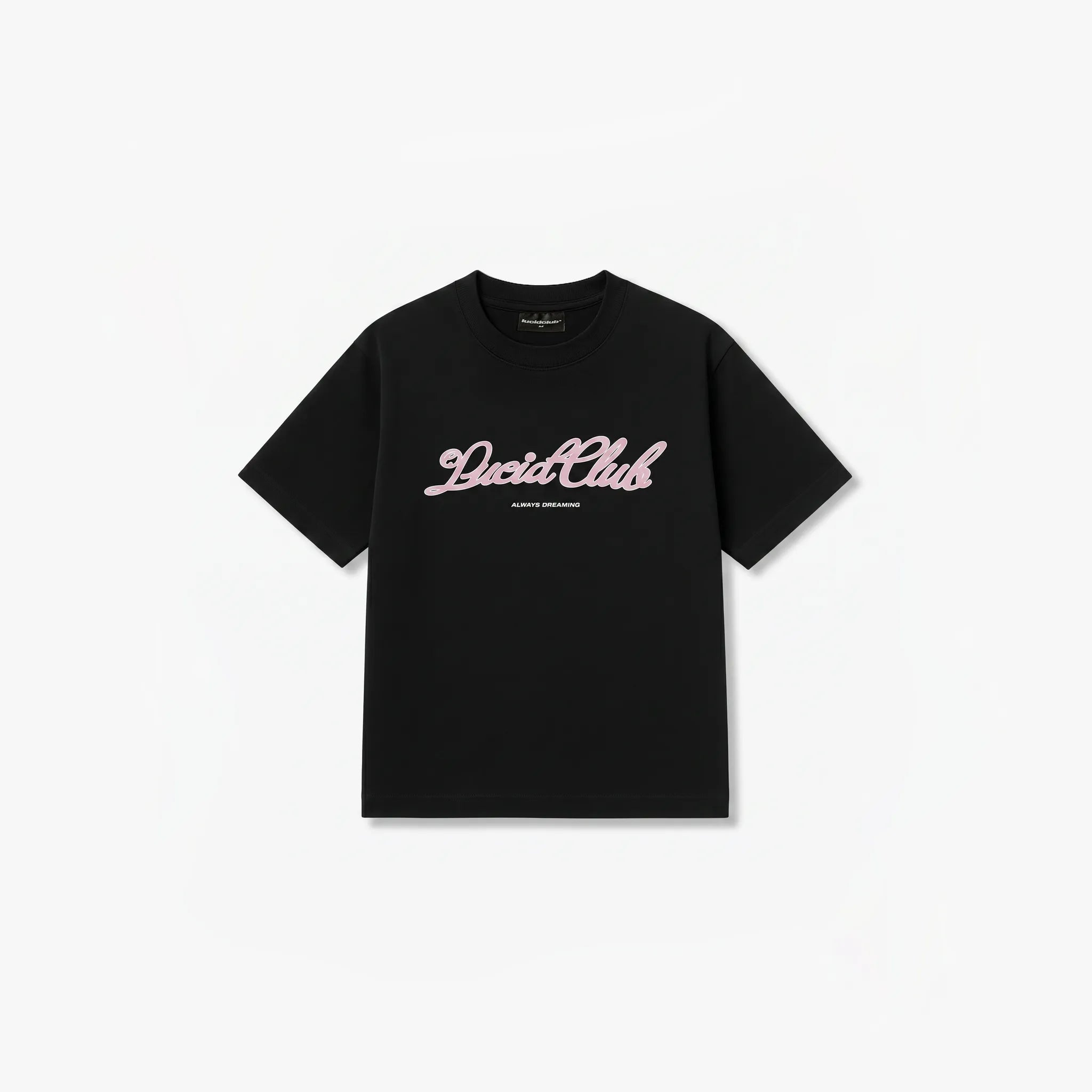 Script T-Shirt "Black" - Lucid Club
