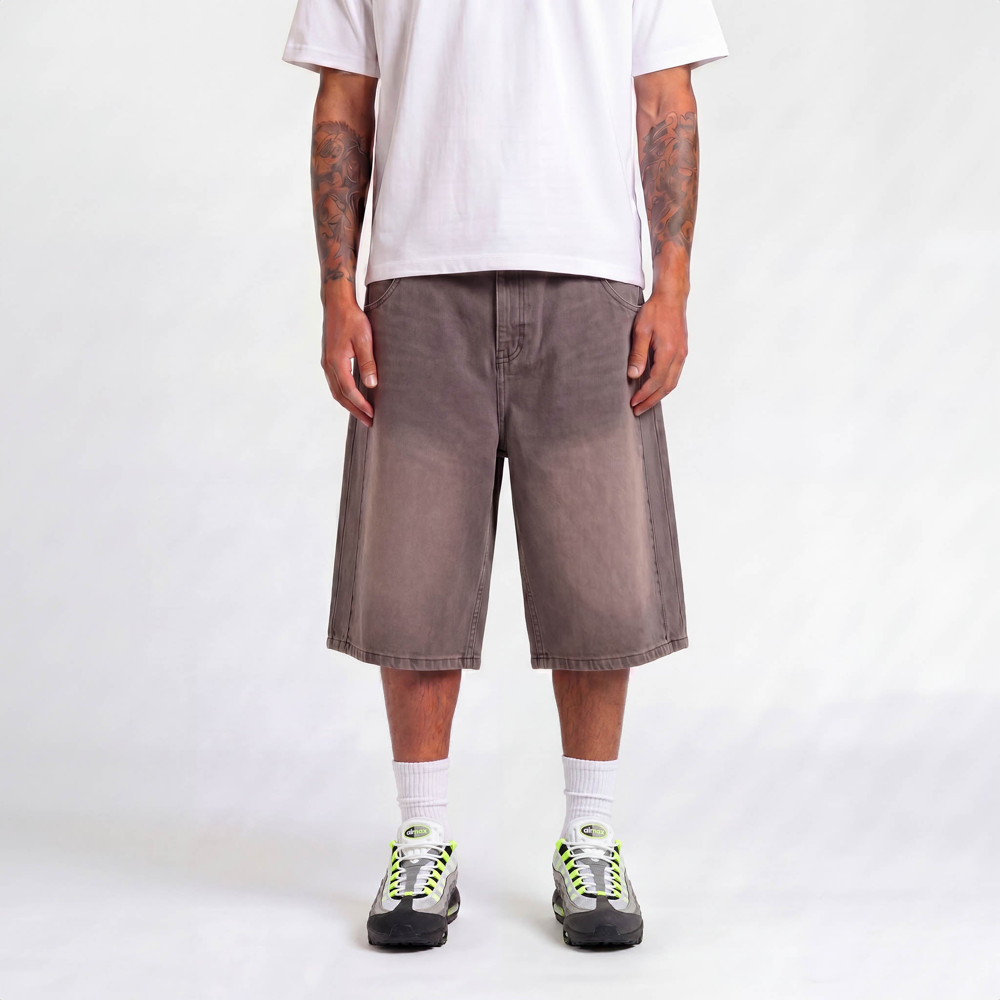 Star Denim Jorts "Smoked Mocha" - Lucid Club